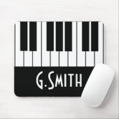 Klaviertasten| Name hinzufügen Mousepad (Mit Mouse)
