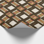 Klaviertasten Notenpapier Geschenkpapier (Ecke)