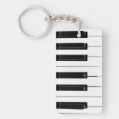 Klaviertasten Schlüsselanhänger (Vorderseite)