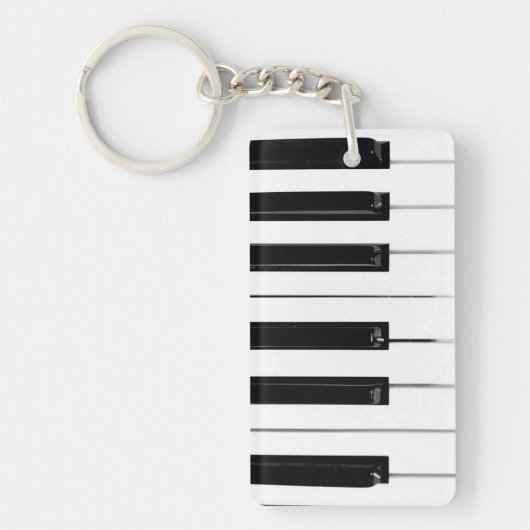 Klaviertasten Schlüsselanhänger (Vorderseite)