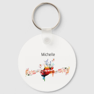 Klaviertasten-Schlüsselanhänger für Kinder, Pianis Schlüsselanhänger