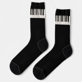 Klaviertasten  socken (Linkes Detail)