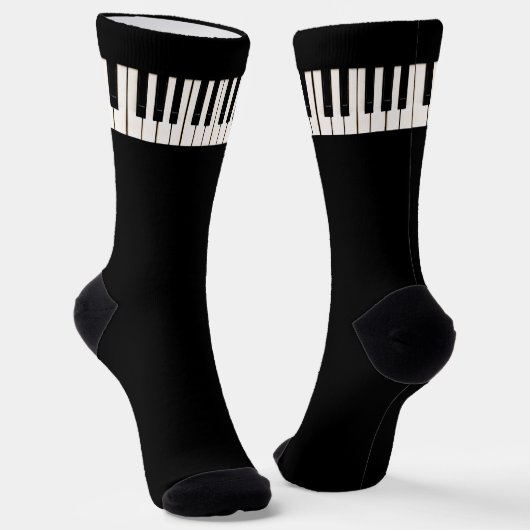 Klaviertasten  socken (Gewinkelt)