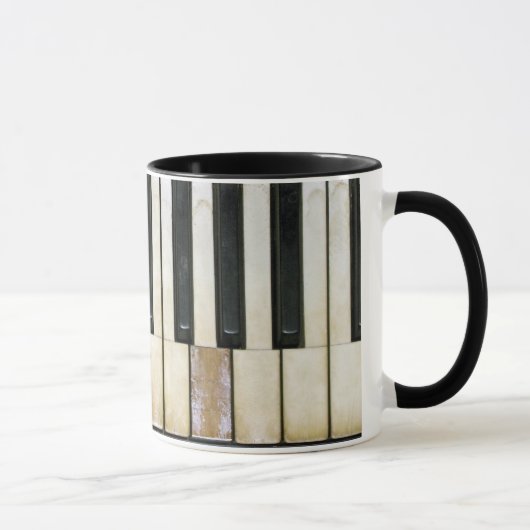 Klaviertasten Tasse (Rechts)