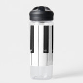 Klaviertasten Trinkflasche (Vorderseite)