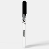 Klaviertasten und Gold-Musiknoten Case-Mate iPhone Hülle (Rückseite / Rechts)