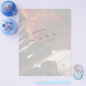 Klaviertasten und Rose Flyer (Einzeln)