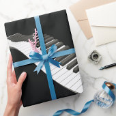 Klaviertasten Wrapping Paper Geschenkpapier