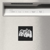 Klaviertastendesign Magnet (In Situ (Geschirrspüler))