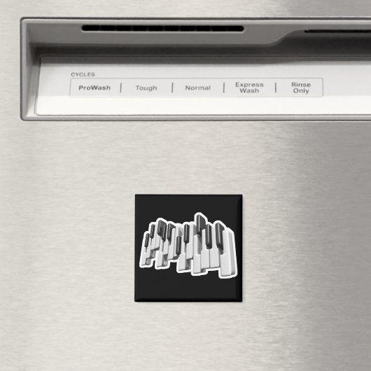 Klaviertastendesign Magnet (In Situ (Geschirrspüler))
