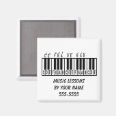 Klaviertheorie Magnet (Vorderseite/Rückseite)