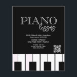 Klavierunterricht Erwachsene Kinder Business Flyer<br><div class="desc">Piano Lektion Flyer für Werbeveranstaltungen</div>
