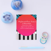 Klavierunterricht Musical Keyboard Instructor Tuto Flyer (Einzeln)