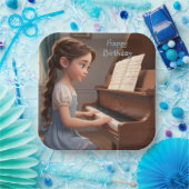 Klavierunterricht Pappteller (Party)