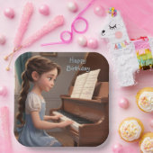 Klavierunterricht Pappteller (Party)