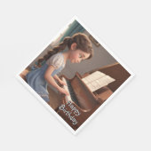 Klavierunterricht Serviette (Ecke)