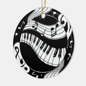 Klavierverzierung Keramik Ornament (Links)