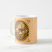 Klavierwirbel Kaffeetasse (Vorderseite Links)