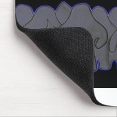 Klay Weltschwarz-Glühen MousPad Mousepad (Ecke)