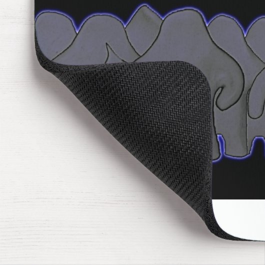 Klay Weltschwarz-Glühen MousPad Mousepad (Ecke)