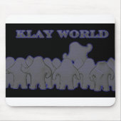 Klay Weltschwarz-Glühen MousPad Mousepad (Vorne)