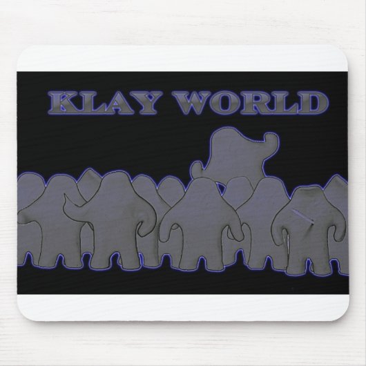 Klay Weltschwarz-Glühen MousPad Mousepad (Vorne)