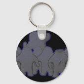 Klay World Dark Glows Schlüsselanhänger (Vorderseite)