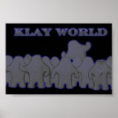 Klay World Poster Black Glow (Vorne)