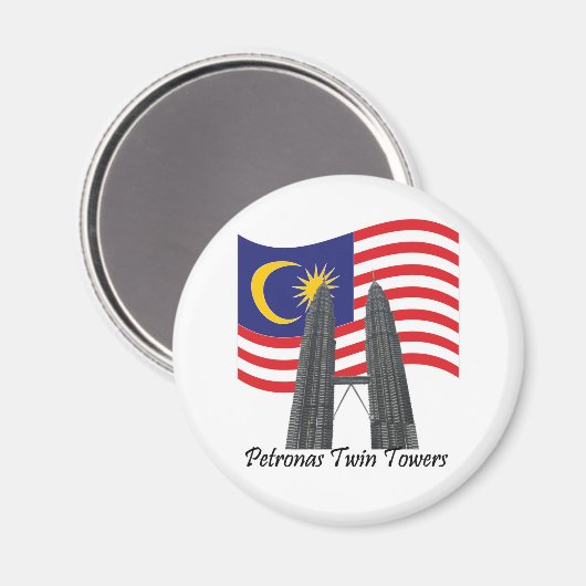 KLCC MALAYSIA MAGNET (Vorderseite/Rückseite)