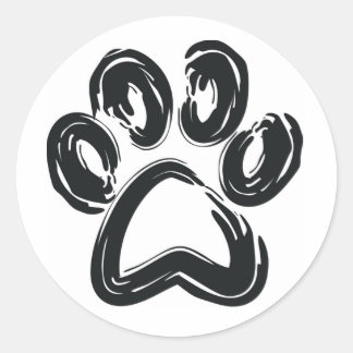 Klebe Bein Runder Aufkleber