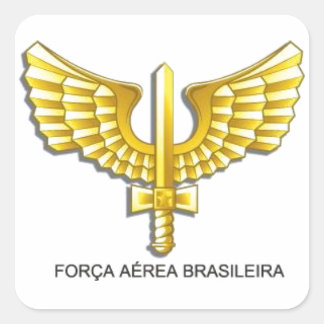 Klebe Brasilianische Luftwaffe - FAB Quadratischer Aufkleber