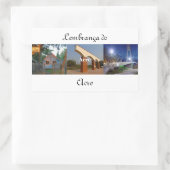 Klebe Erinnerung Ackers Rechteckiger Aufkleber (Tasche)