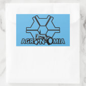 Klebe Landwirtschaftskunde Rechteckiger Aufkleber (Tasche)