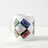 Klebe-Muster-Tasse Kaffeetasse (Vorderseite Links)