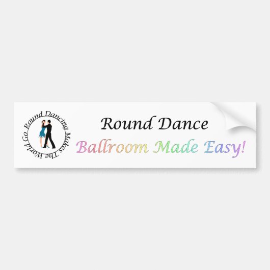 Klebeaufkleber Ballroom Made Easy Autoaufkleber (Vorne)
