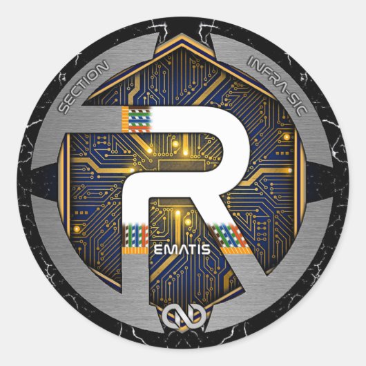 KLEBEAUFKLEBER REMAT 2025 RUNDER AUFKLEBER (Vorderseite)