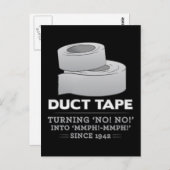 Klebeband - Drehen Sie nein! nein! in mmph! Mamma! Postkarte (Vorne/Hinten)