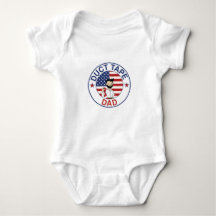 Klebeband Papa - Baby-Bodyanzug