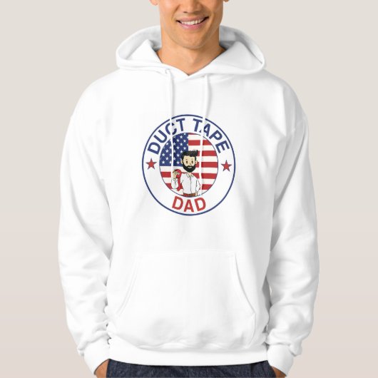 KlebeBand Papa - Kapuzenpullover Hoodie (Vorderseite)