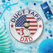 Klebeband-Papa - Papier Pappteller (Party)