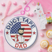 Klebeband-Papa - Papier Pappteller (Party)