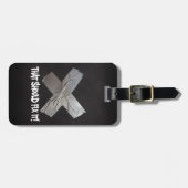 Klebeband sollte es reparieren gepäckanhänger (Vorderseite horizontal)