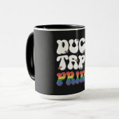 Klebeband Stolz - Tasse (Vorderseite Links)