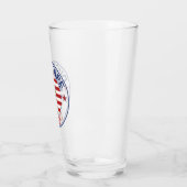 Klebeband-Vater - Bierglas Glas (Links)