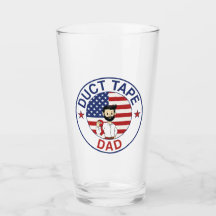 Klebeband-Vater - Bierglas