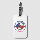 Klebeband-Vater - Gepäckanhänger (Vorderseite Vertikal)