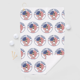 Klebeband-Vater - Golfhandtuch
