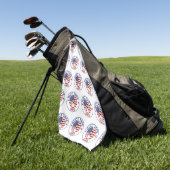 Klebeband-Vater - Golfhandtuch (Gras)