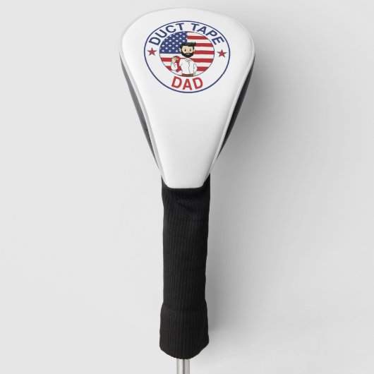 Klebeband-Vater - Golfkopfabdeckung Golf Headcover (Vorderseite)