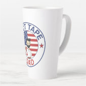 Klebeband-Vater - Latte-Tasse Milchtasse (Rechte Ecke)